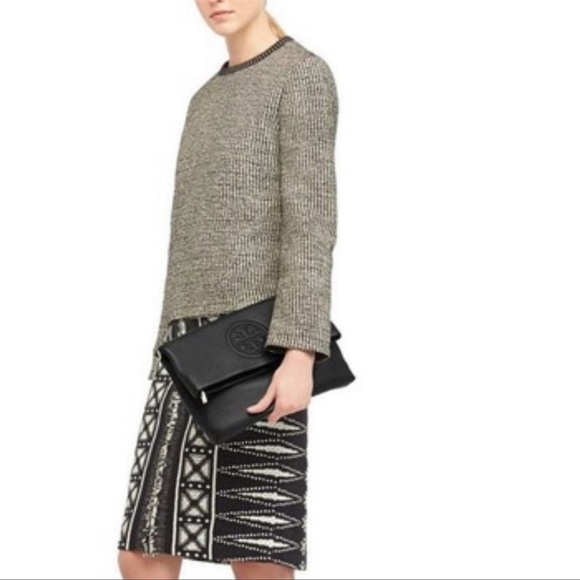 Tory Burch Bombe Fold-Over Crossbody/Clutch Bag - Picture 3 of 15